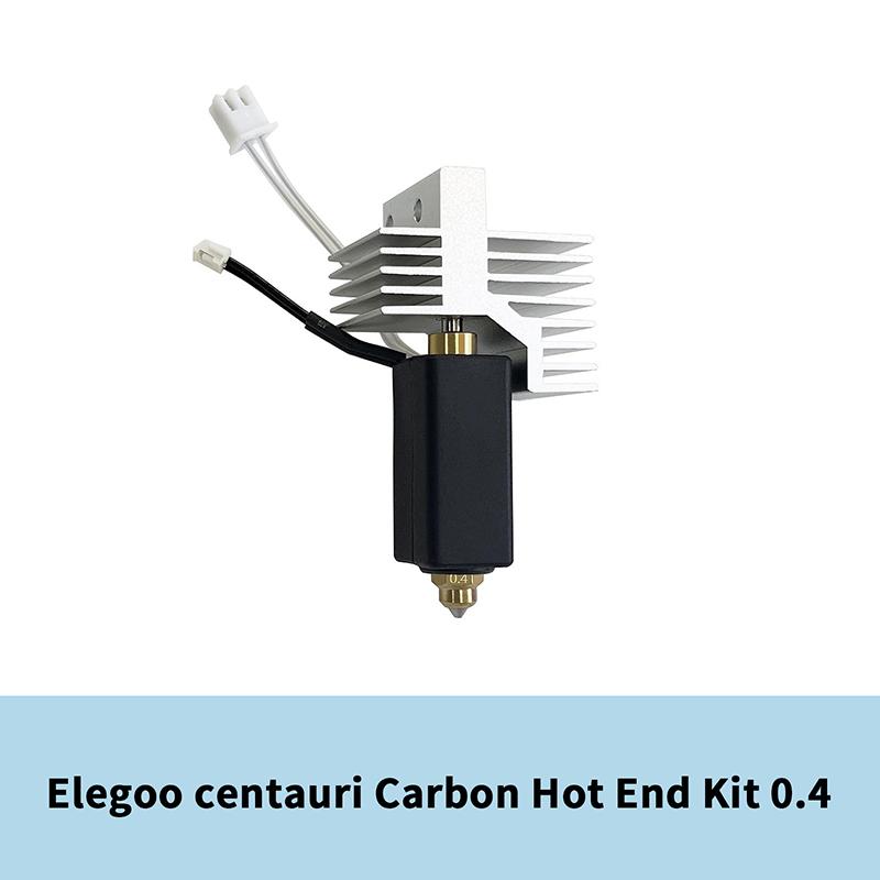 Набор закаленных стальных сопел для хотенда Elegoo Centauri Carbon 0.2/0.4/0.6/0.8 мм, стальные и латунные сопла для хотенда, запчасти для 3D-принтера