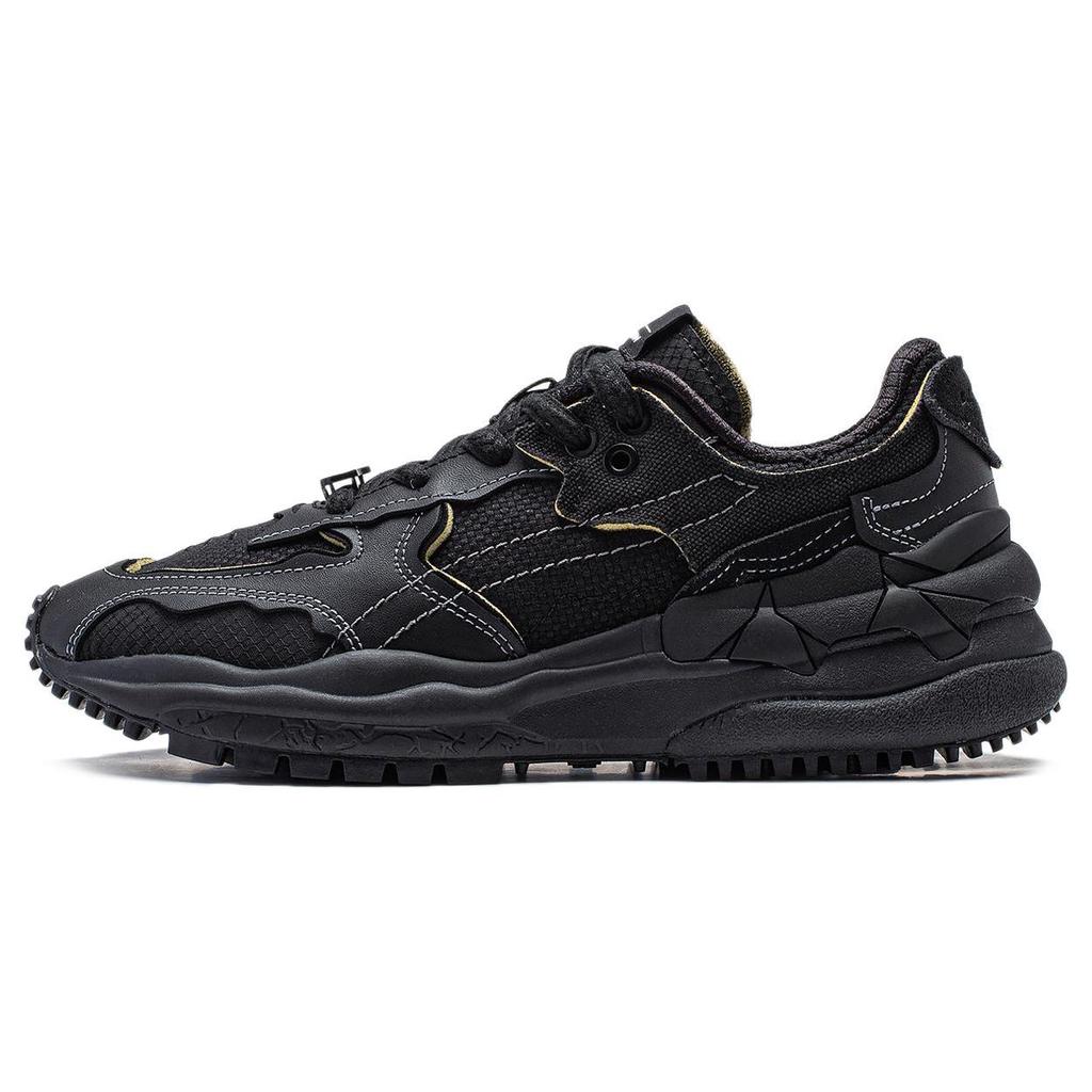 Li Ning CF Origin 2 Нескользящие Устойчивые к истиранию Повседневные кроссовки Женские Черные AGCT324-1