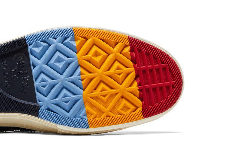 Converse Chuck Taylor All Star 70 Hi Corduroy Patchwork Gold Navy