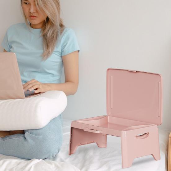 Складной стол с переносной ручкой, прочный, легкий, дорожный, стоячий, для ноутбука, компьютерный стол, мини-стол для учебы и работы студентов