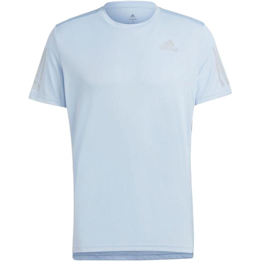 adidas Футболки Мужские Светло-голубые С круглым вырезом Умеренный прямой крой IC7630