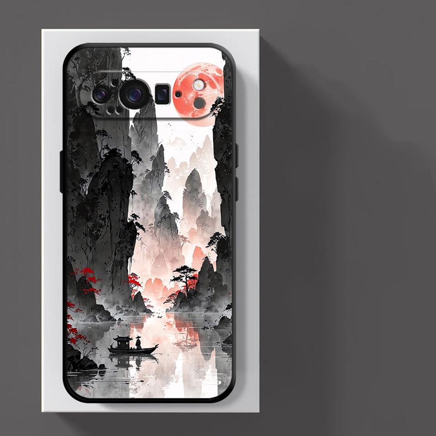 Чехол для Google Pixel 10A 6a 9a 10 9 Pro XL 8a 7a 6 7 8 Pro Funda Чехол для телефона Картина акварелью Пейзаж