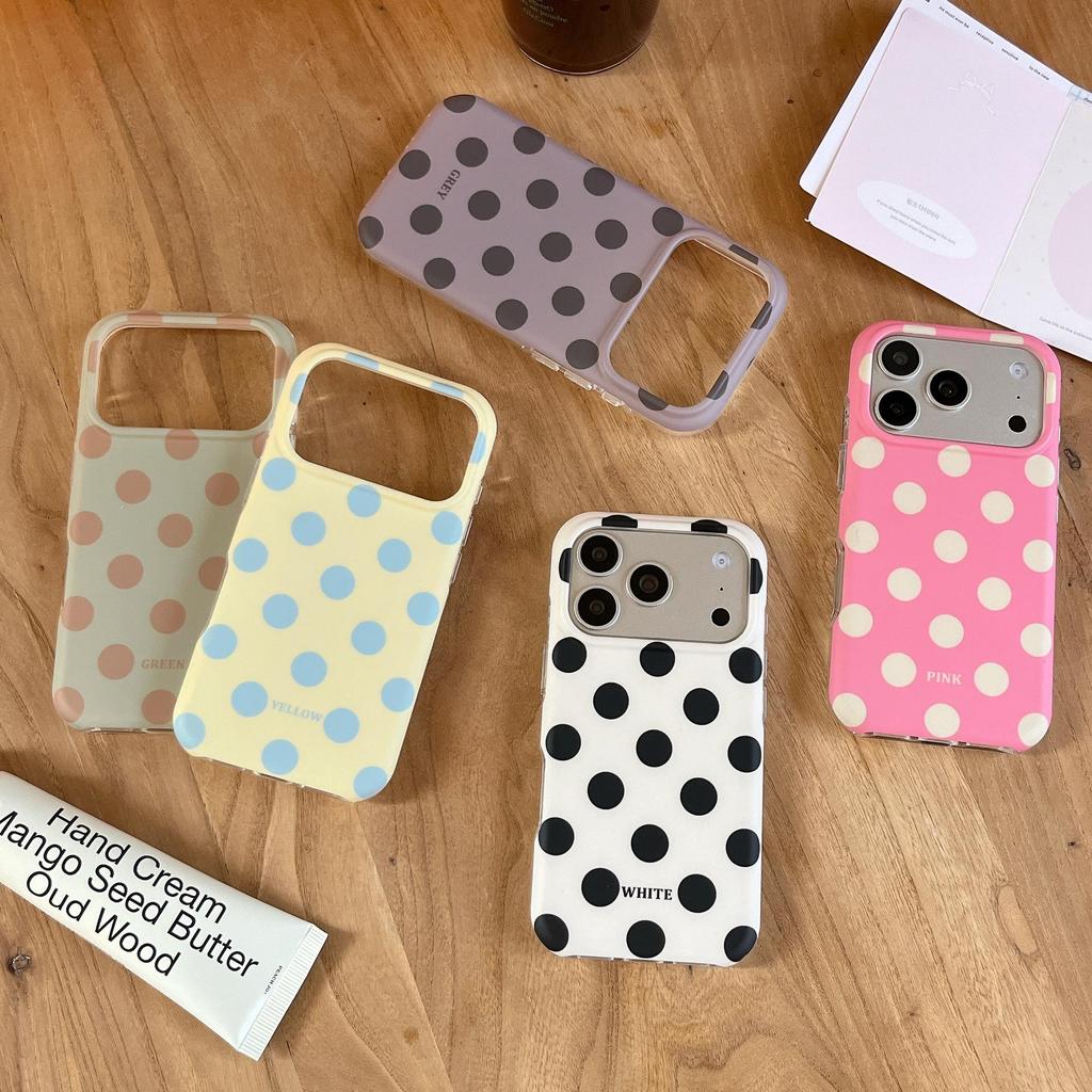 Polyamine Polka Dot iPhone 17 Pro Max Drop-Proof Case