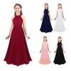 Flower Girl Dress Junior Youth Girls Princess Wedding Bridesmaid Birthday Party Dress