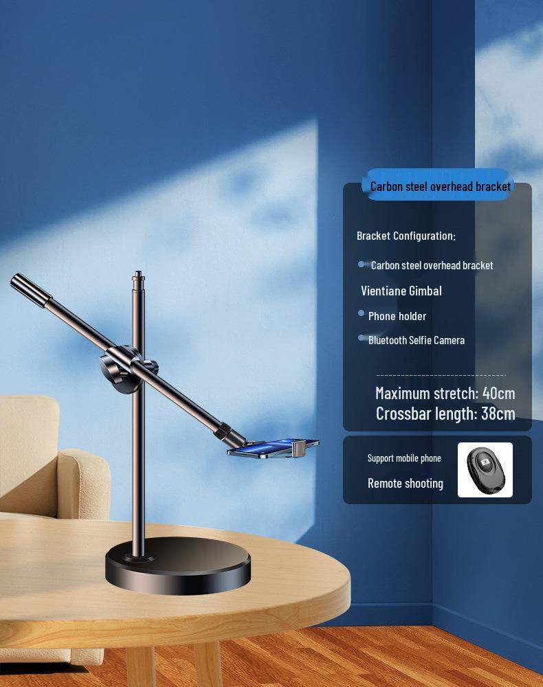 Nail Art & Calligraphy Adjustable Fill Light Stand for Photography & Live Streaming