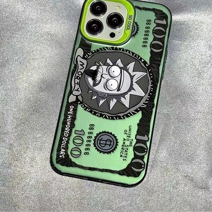 Трендовые банкноты Рика подходят для чехла на мобильный телефон Apple 16plus iPhone15promax противоударный 14 жесткий 13 новые модели