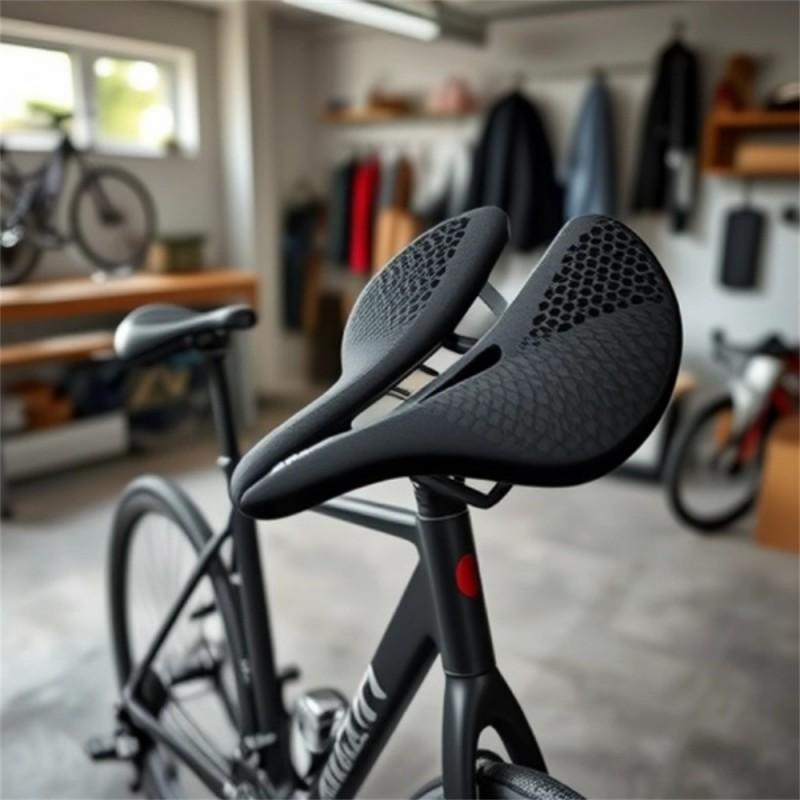 YUMAJ 3D Printed Soft Bike Saddle T800 Carbon Fiber Base Road Mountain Ultra Light