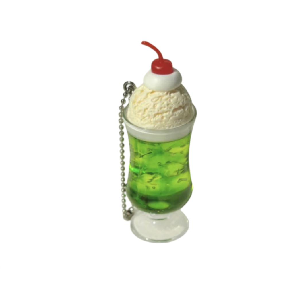 Street Food Icecream Keychains Japanese Y2k Keychains Phone Lanyard Taiyaki Pendant Women Girls