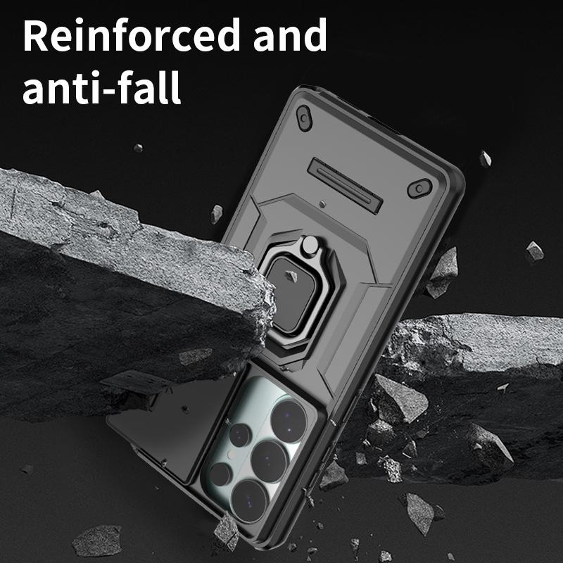Чехол-подставка с кольцом для Samsung Galaxy S26 Ultra S25 Plus S23 S24 FE A17 A56 A36 A15 A55