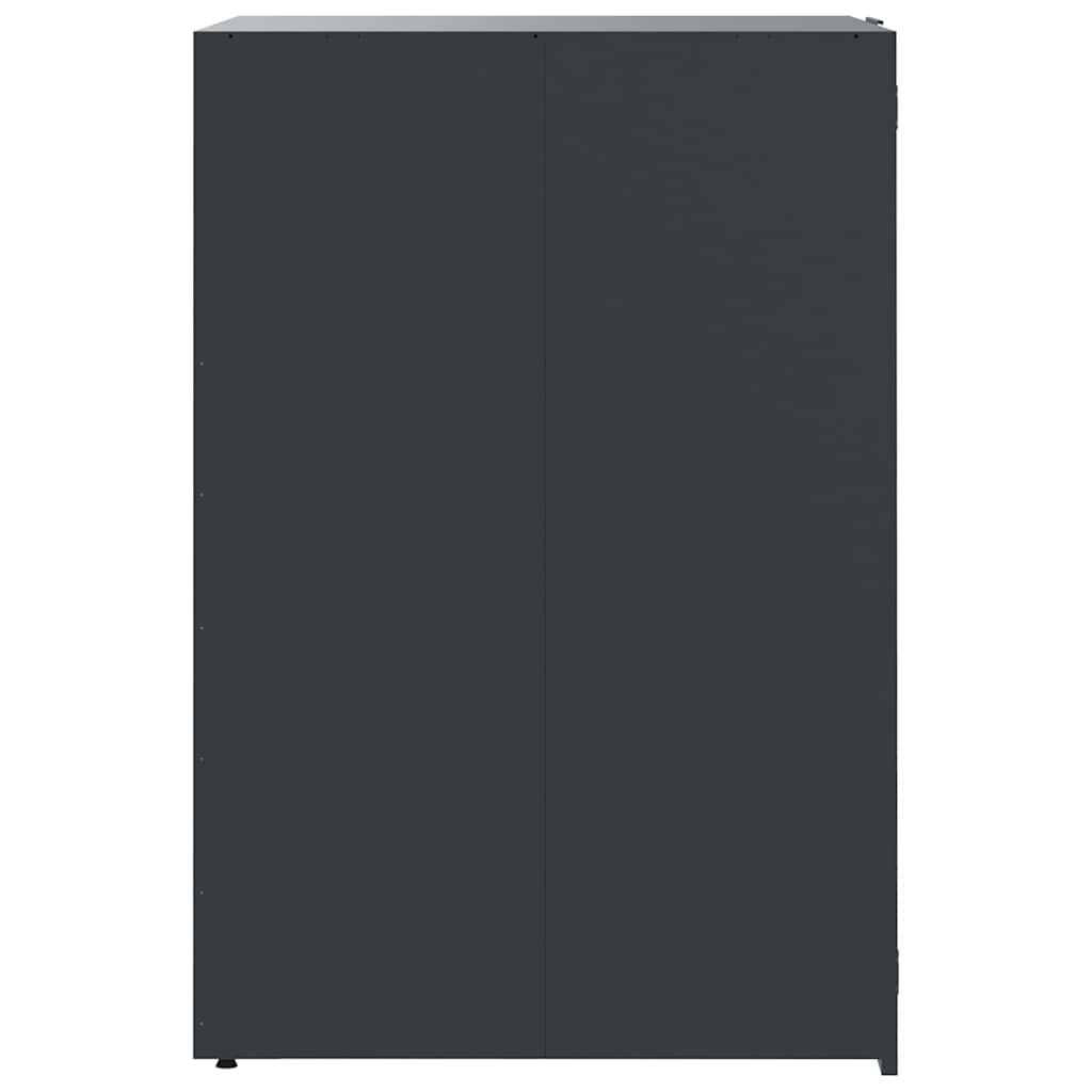 2 Ton Waste Bin Enclosure in Anthracite 138 x 79 x 117 cm Steel