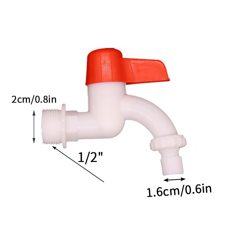 Кран для IBC-контейнера 1/2" 3/4" Пластиковый кран быстрого открывания Наружная резьба Настенный кран для стиральной машины Набор быстроразъемных соединителей для шланга