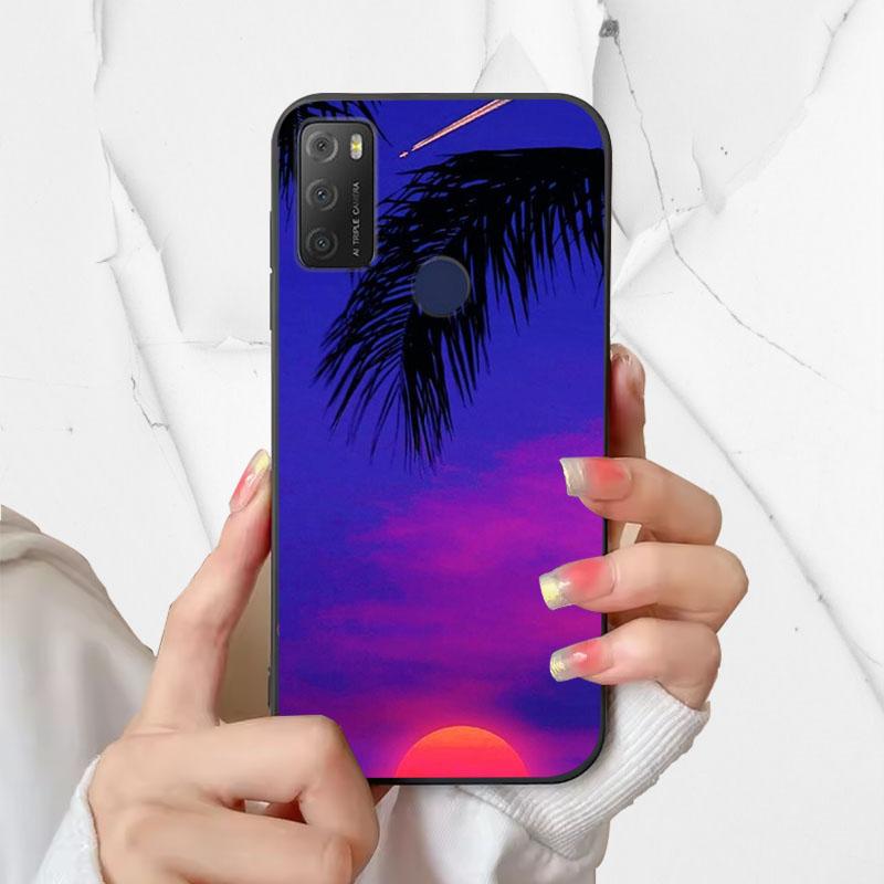 For Alcatel 1S 2021 Case 6025H 6025D Fashion Silicone Soft TPU Phone Cover For Alcatel 1 S 2021 1S(2021) Case Funda Coque Bumper