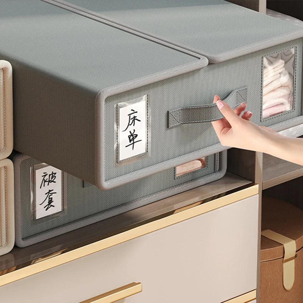 Креативный ящик для хранения простыней, тканевая простыня для одежды, 4-х предметный органайзер для гардероба, одеяло, пододеяльник, нетканый ящик для хранения из ткани «Оксфорд»