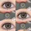 Funsachy New Natural Color Contact Lenses for Eyes Y2K Black Lens Korean Style Colorcon Blue Lens Gray Pupil Annual