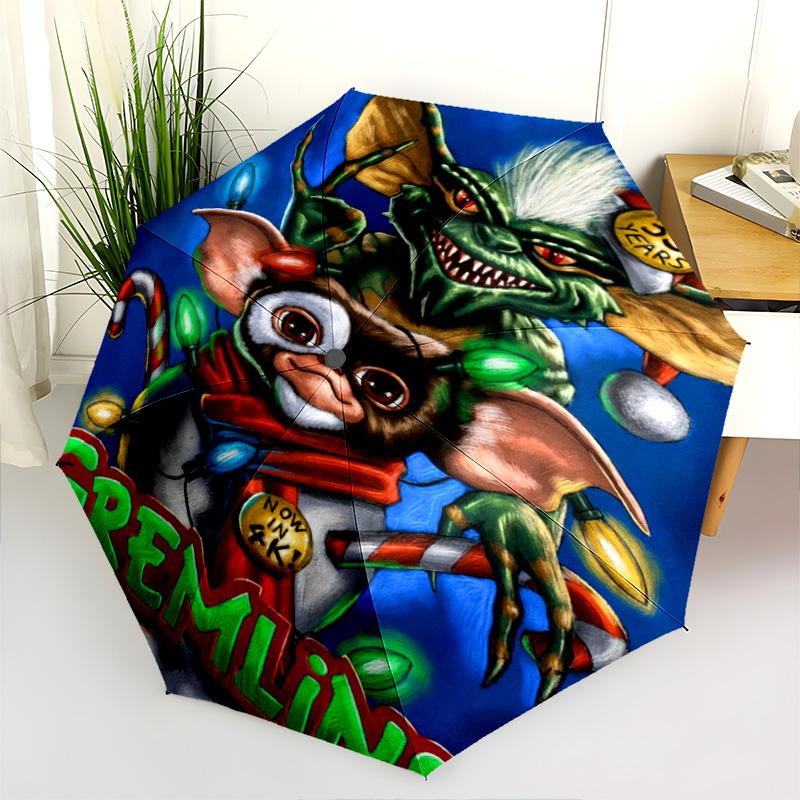 Gremlins: Chaos Unleashed Folding umbrella Suitable for all seasons Umbrella printing travel light