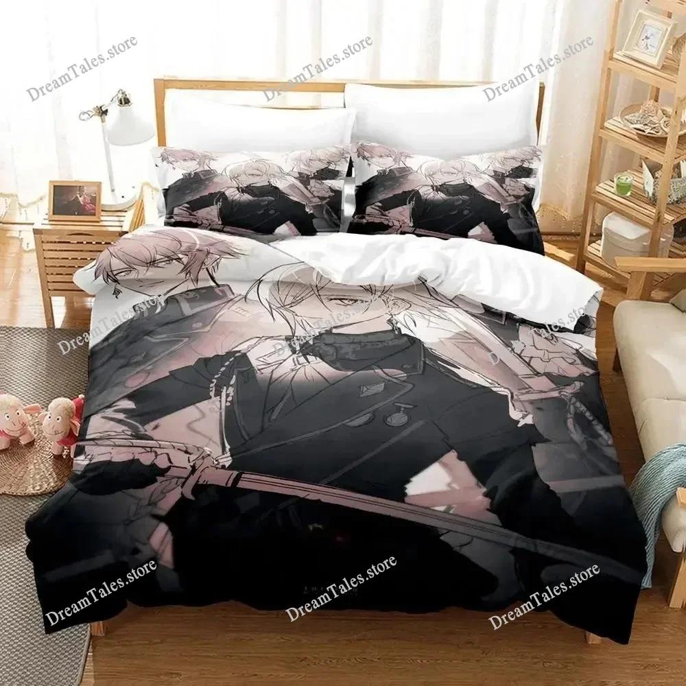 Аниме Игра IDOLiSH7 Комплект постельного белья Односпальный Полуторный Полный Queen King Размер Комплект постельного белья для спальни взрослого ребенка Комплекты с пододеяльником Домашний текстиль