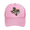 White Texas Baseball Cap  Mesh Baseball Cap Dad Hat Hip Hop Snapback Cap