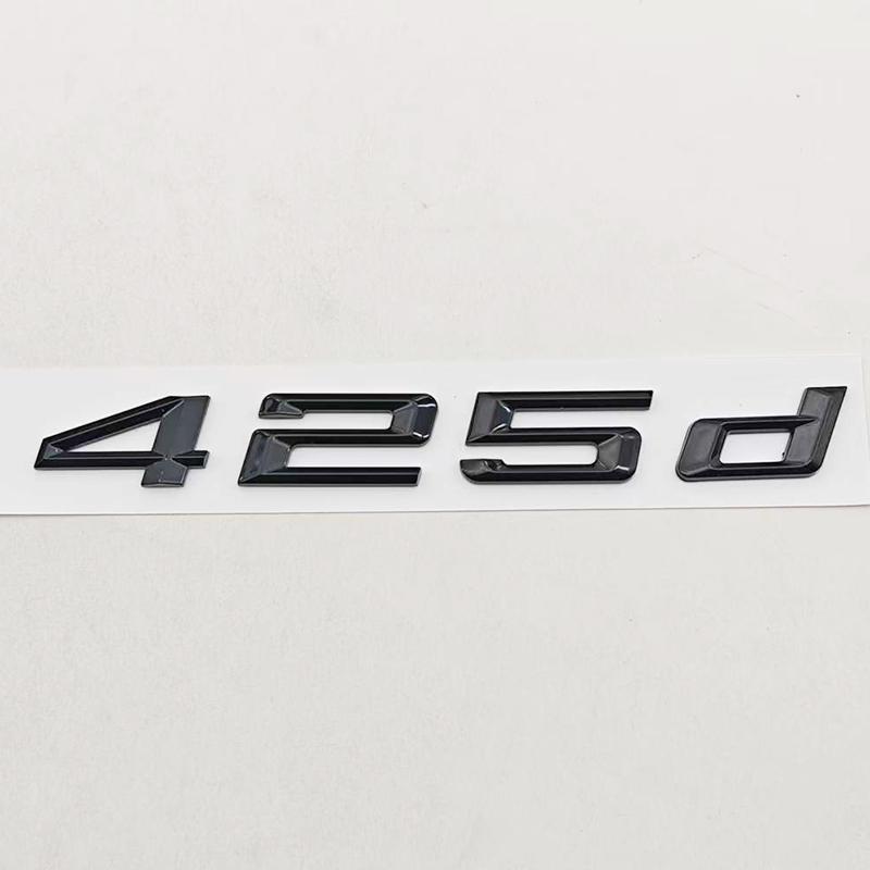 3D ABS Car Letters Logo 420d 430d Badge Sticker Rear Trunk Emblem Decals For BMW 4 Series F32 F33 F36 Auto Marking Accessories