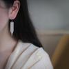 Итальянские сверкающие серьги-кисточки Aura Queen Smart Ear Hook для женщин Изысканный холодный ветер, полный звезд Earline