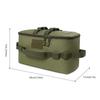Secure and Convenient Camping Picnic Bag Waterproof Stove Canister Carry Bag  Outdoor