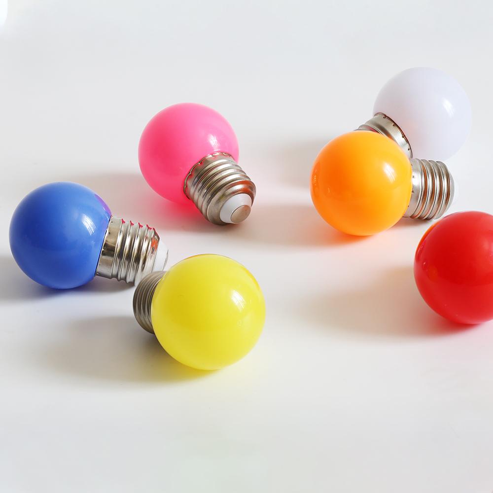 10 шт. светодиодных ламп E27 светодиодная лампа 3 Вт 1 Вт AC 220 В лампочка холодный теплый белый цвет больше цветов Lampada светодиодный прожектор Bombilla домашний декор маленькая лампочка