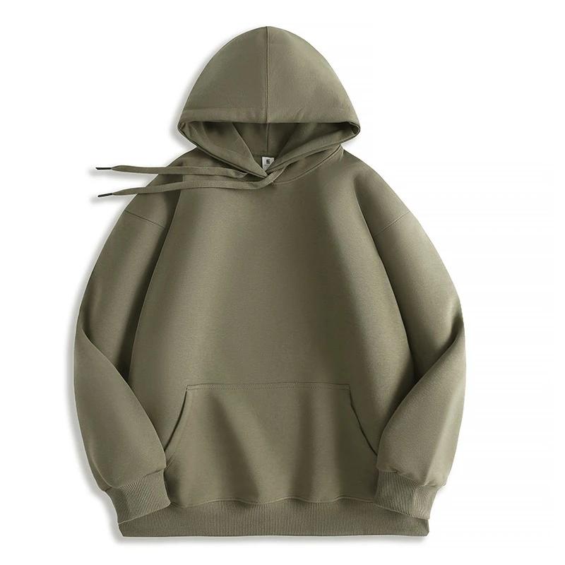 Oversized Solid Color Hoodie For Men Women Casual Spring Autumn