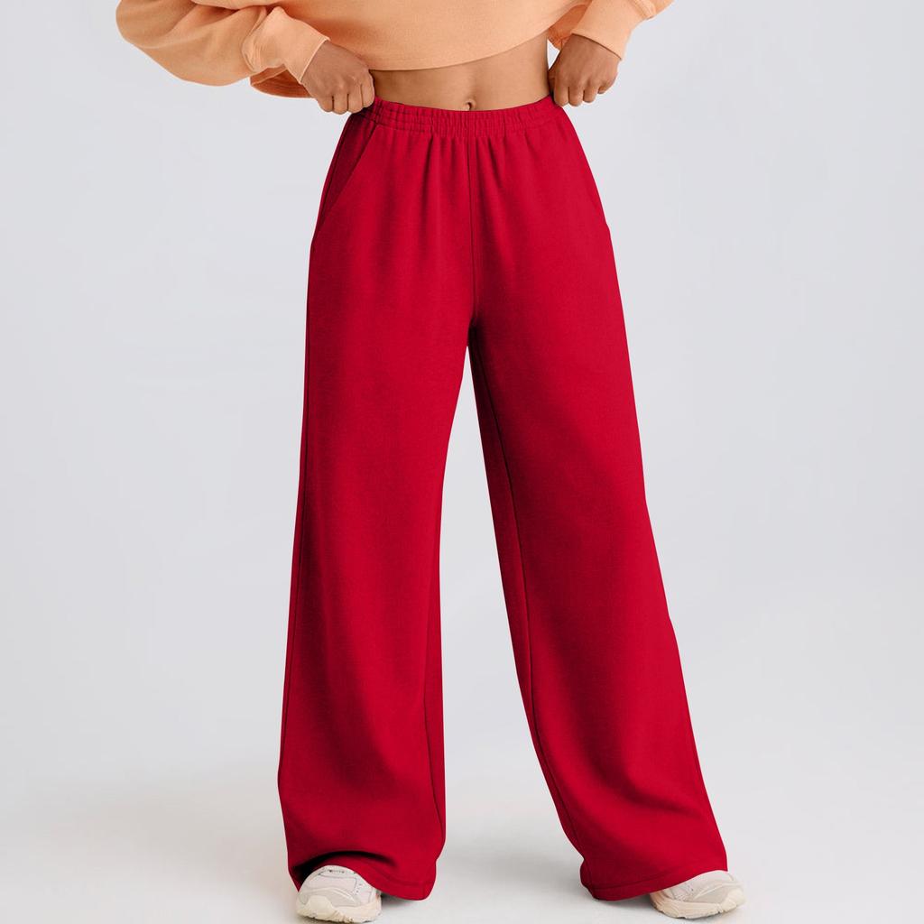 Женские спортивные штаны Женские мешковатые прямые спортивные штаны с завязками на резинке и поясом Повседневные брюки для бега Женские осенние брюки