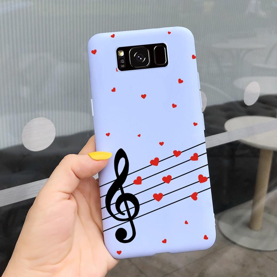 Ударопрочный Чехол Для Samsung S8 Plus SM-G955F Чехол Цветной Ромашка Кактус Мягкий Матовый Чехол Для Телефона Для Samsung S8 S 8 S8+ G950F Capa