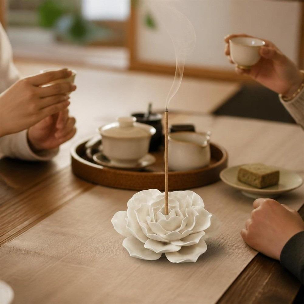 Ash Catcher Incense Stick Holder Ceramic Incense Burning Tray Household Incense Burner Home Decor