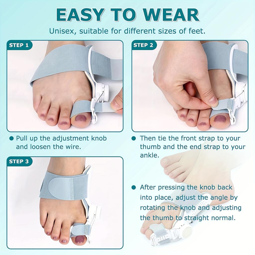 Регулируемый Унисекс Корректор - Поддержка-фиксатор для пальцев рук и ног | Дышащий дизайн для ношения в течение всего дня/ночи | Поддержка осанки