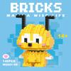 Мультяшные Фигурки Микро-Кирпич Слепой Бокс: Совместимо с LEGO, Образовательные игрушки, Подарки для детей