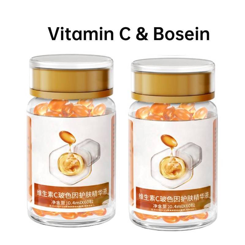 Rose Essence Capsule, Moisturizing Brightening Wrinkle Smoothing Firming Facial Serum