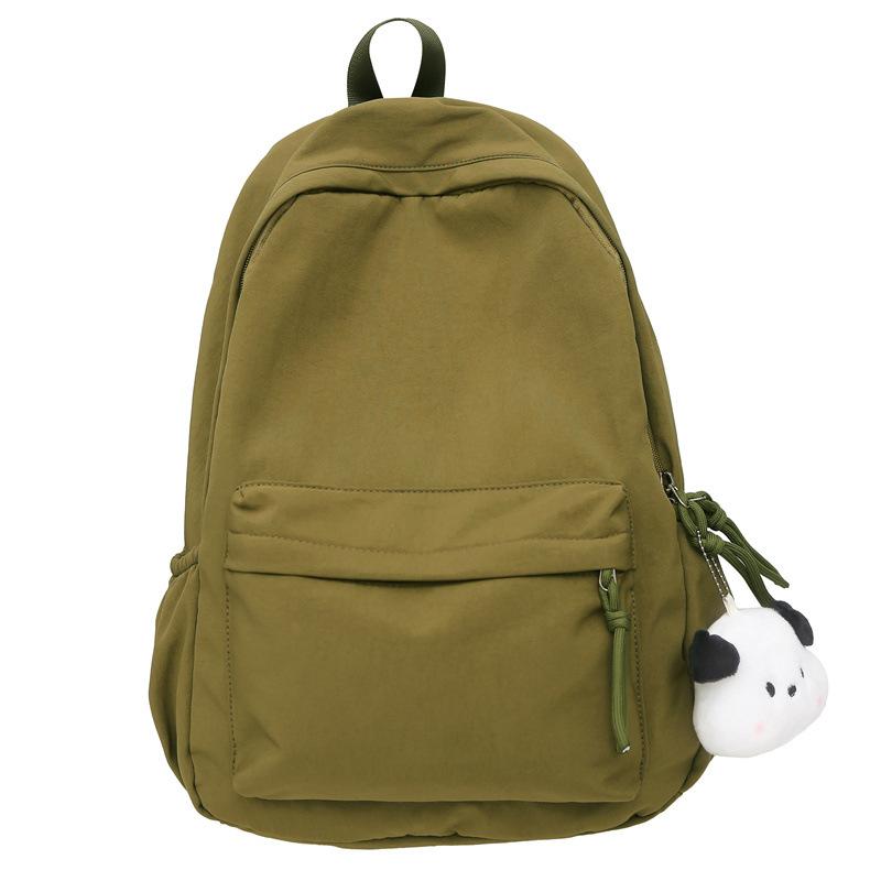 Женский рюкзак большой вместимости, однотонный, студенческий рюкзак, мужской школьный рюкзак