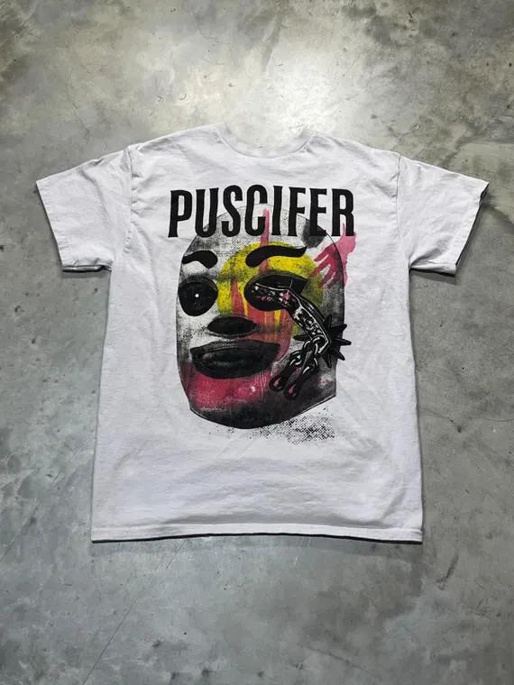 New Puscifer Band Graphic Cotton T Shirt White Unisex S-5XL 2B0017