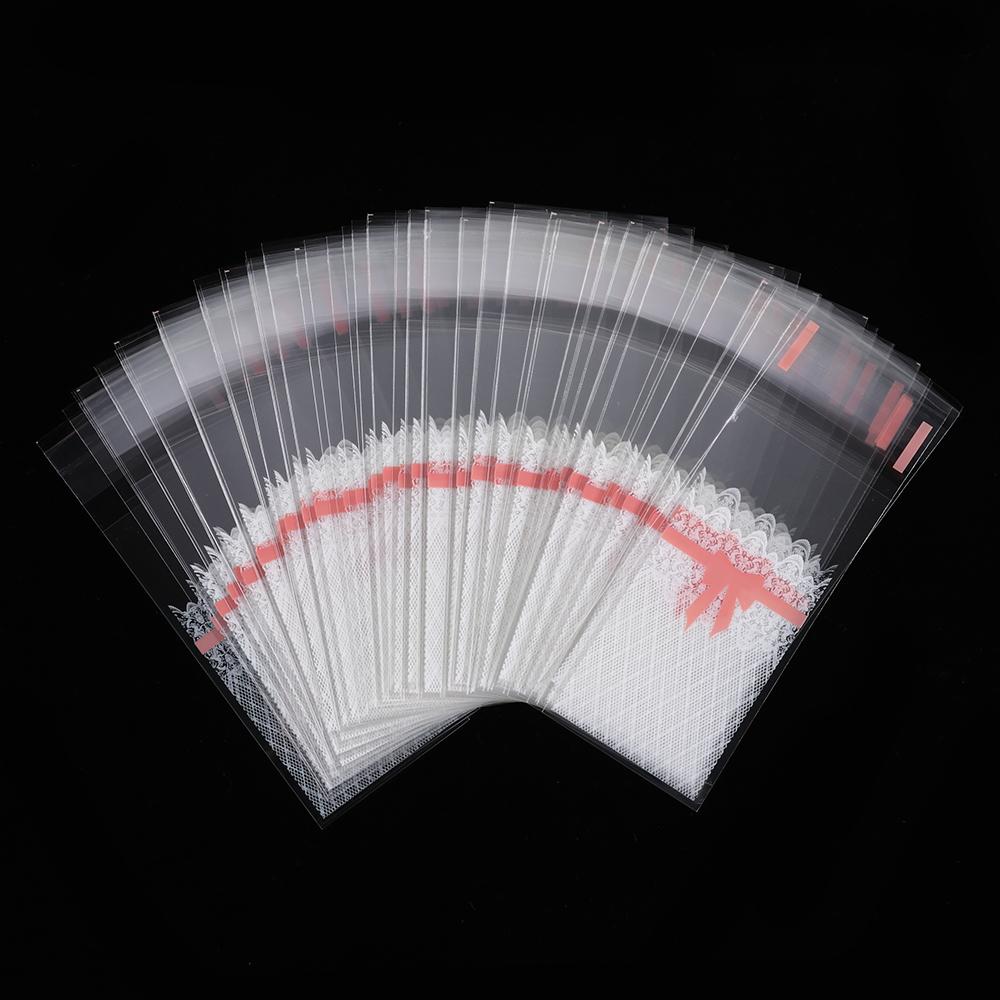 100pcs/lot Design Wedding Favors Self-Adhesive Lipstick Bag Gift Packages OPP Bags Plastic Pocket