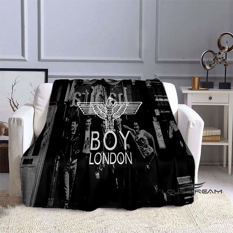 Персонализированный 3D-принт Британский бренд уличной одежды B-Boy London Логотип орла Фланелевое печатное одеяло Панк Декоративное одеяло для дивана Будь