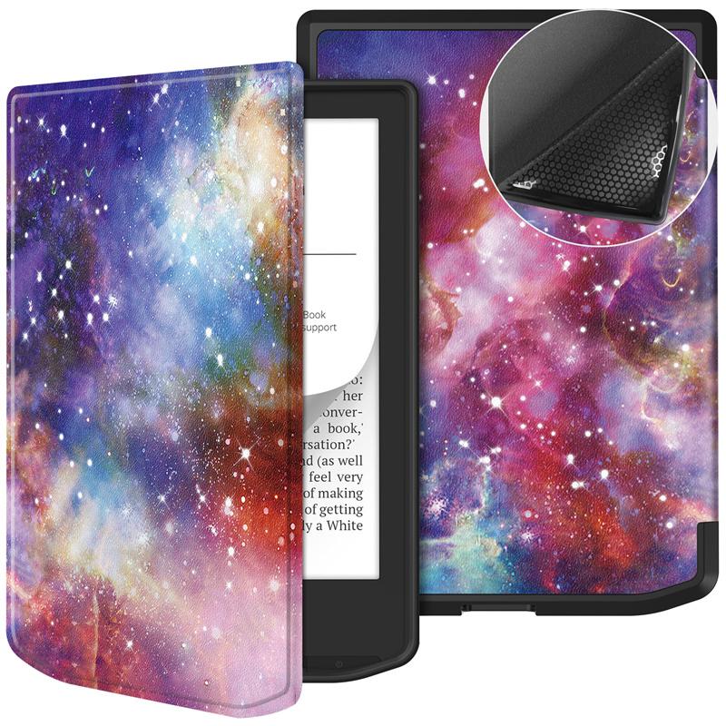 Funda For PocketBook 619 Verse Lite Case Smart PB619 6" eBook Slim Flip Book Cover with TPU Back Coque