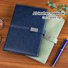 (Logo Engraving Possible) A5 Thick Leather Business Notebook, Work Notebook, Meeting Record Book, Student Subject Notes, Diary, Travel Log