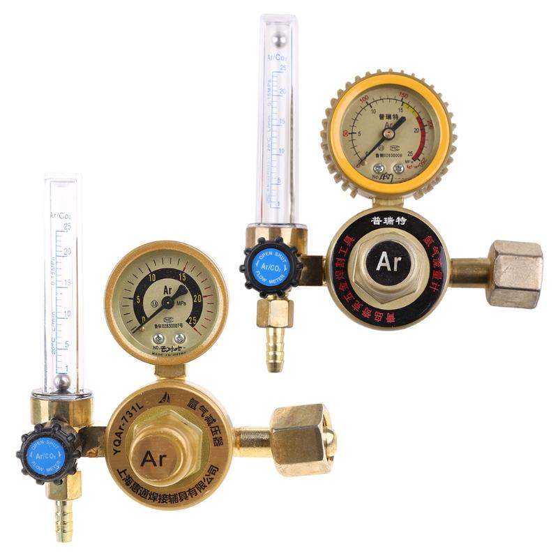 Редуктор давления аргона CO2 G5/8 "0-25 МПа Tig Расходомер Сварочный регулятор Манометр