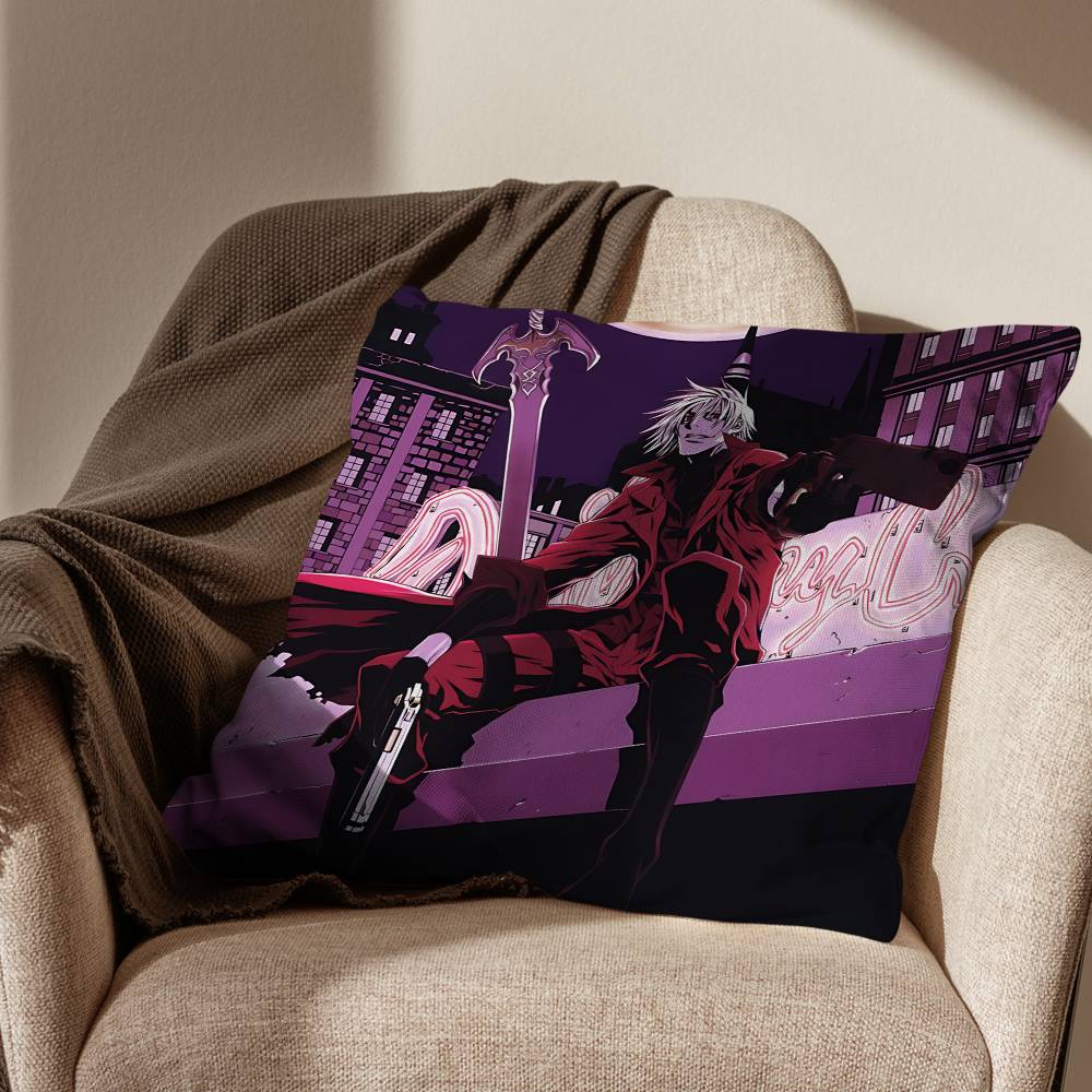 Крутая наволочка для подушки Devil May Cry (DMC) Подходит для дивана, машины, спальни, офиса Декоративная наволочка
