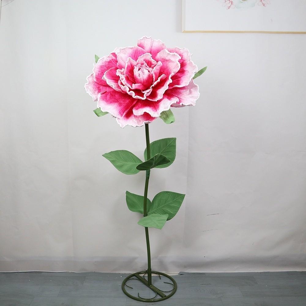 30cm Size Giant Velvet Peony Handmade Simulated Foaming Velvet Peony Wedding Decoration