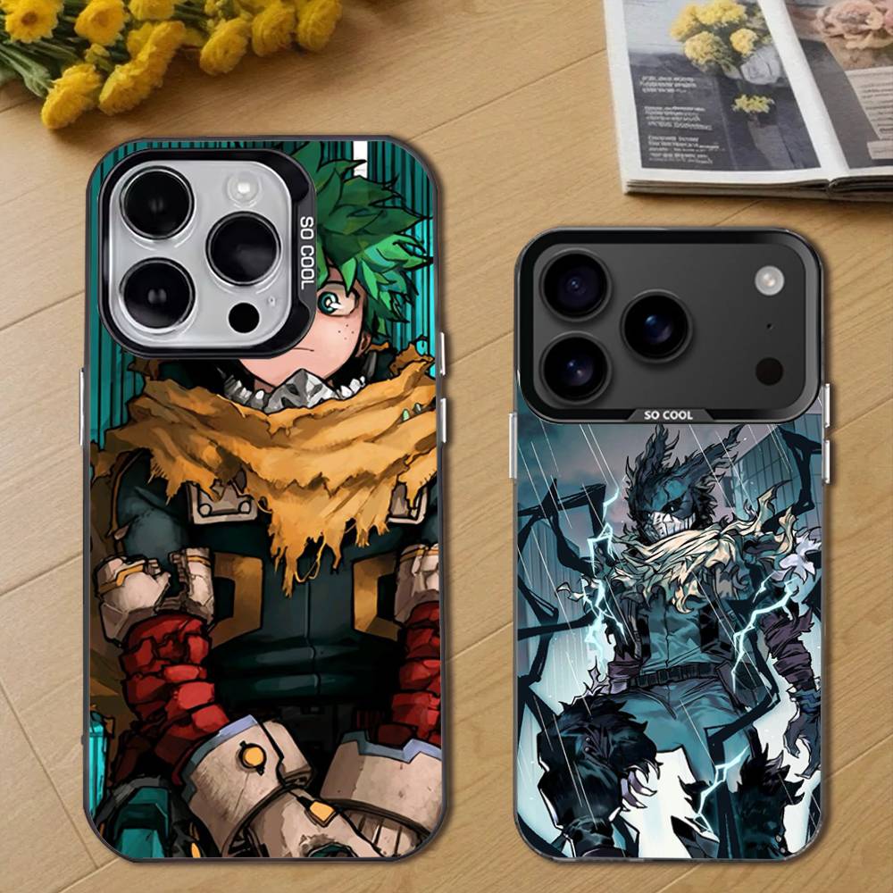 My Hero Academia D-Deku Phone Case For iPhone 17,16,15,14,13,12,11,Pro,Max,Plus,E,Air,Mini Black Tpu Cover