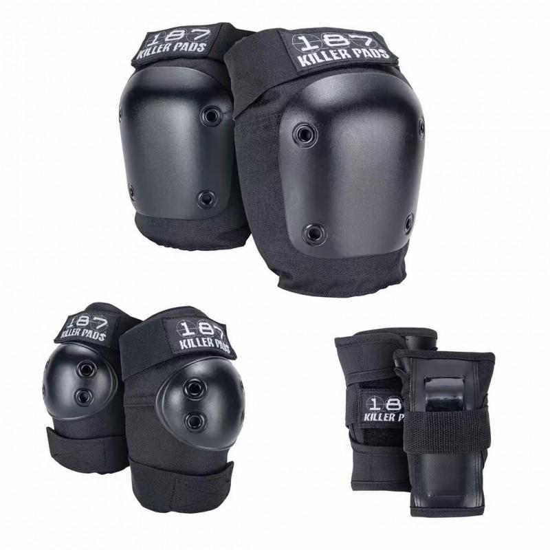 6-Piece Skateboarding Safety Gear Set Kids Adults Knee Elbow Wrist Hand Pads Protective Equipment