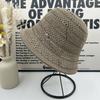 Summer hollow sunscreen bucket hat women's casual versatile dome small fresh tide travel plain sunshade basin hat