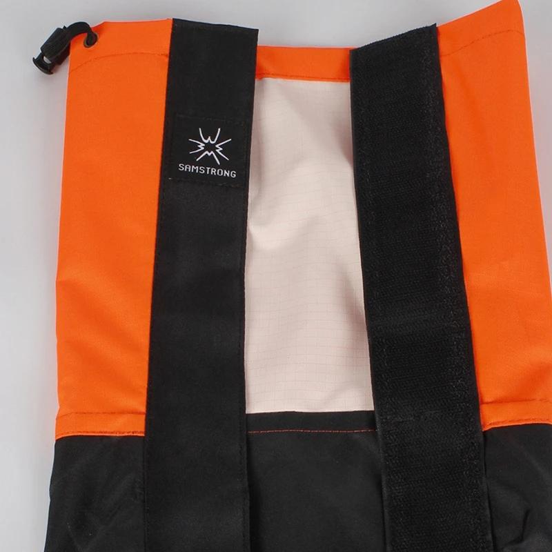 1 пара водонепроницаемых чехлов для ног, эластичный ремешок, длинная трубка, защита ног, походов, катания на лыжах, скалолазания, брюки, чехол для обуви, прочный бандаж