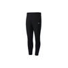 Adidas Solid Color Logo Running Training Fitness Breathable Knitted Sports Pants Women Pants Black JE3575