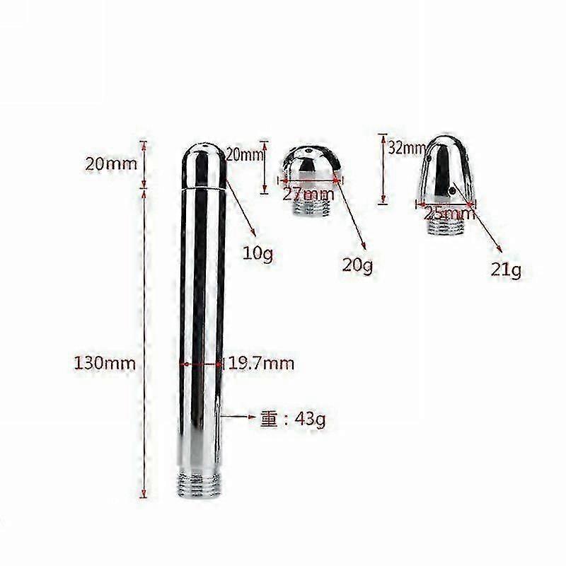 3 Style Head Shower Enema Water Nozzle Anal Douche Vaginal Colon Clean Tool Kit - JS