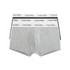 Хлопковые минималистичные трусы-боксеры с логотипом на поясе, 3 пары, мужское нижнее белье, многоцветное, U2664-998