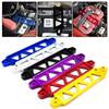 218mm Aluminum Universal Auto Car Battery Tie Down Mount Battery Holder Bracket Brace Bar Burnt Blue