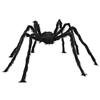 2025 Halloween Giant Black Plush Spider Decoration Oversized Spider Decoration Props Party Chamber Prank Simulation Plush Spider